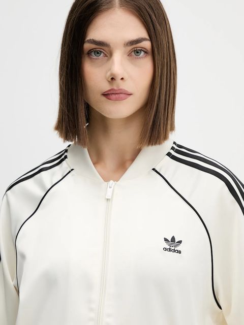 adidas Originals bluza Sst Satin Tt damska kolor beżowy z aplikacją KH1567