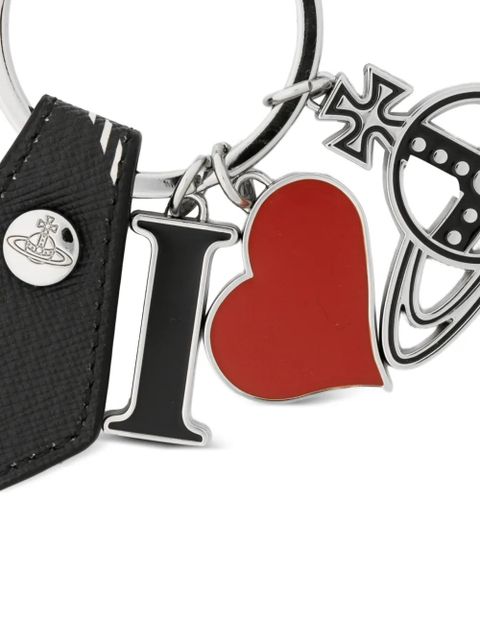 Vivienne Westwood I Love Orb keyring - Black