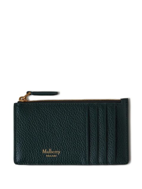 Mulberry Continental logo-stamp card holder - Green - zdjęcie produktu nr 1