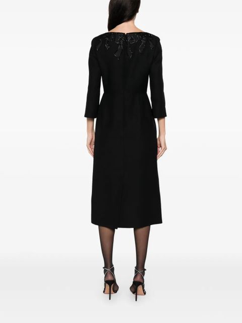 Valentino Garavani beaded midi dress - Black