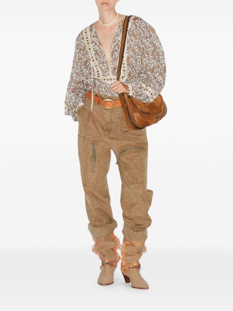 MARANT ÉTOILE Gayle blouse - Brown - zdjęcie produktu nr 2