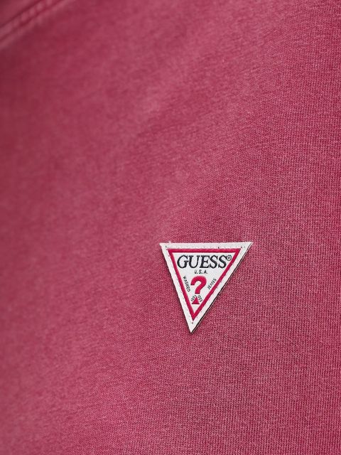 Guess Jeans t-shirt bawełniany damski kolor różowy W5BI23 K8HM0