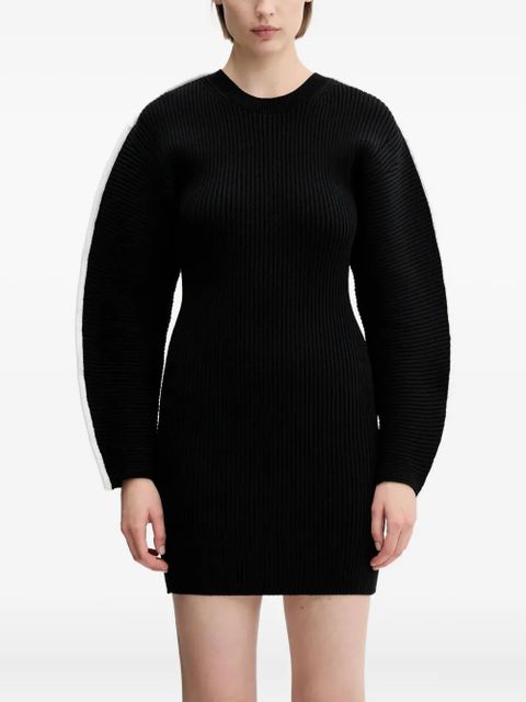 Sportmax ribbed panelled dress - Black - zdjęcie produktu nr 1