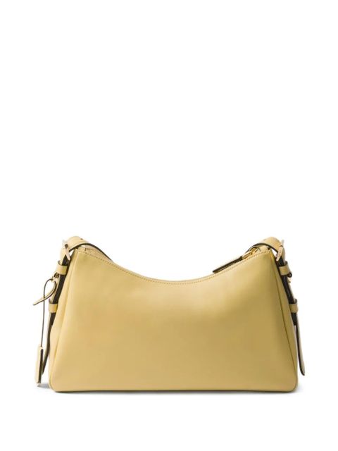 Prada medium Aimée leather shoulder bag - Yellow