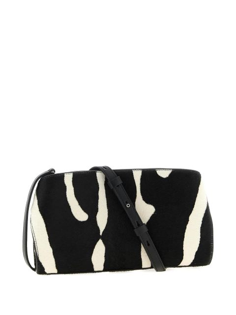 Ferragamo animal-print buckle clutch bag - White - zdjęcie produktu nr 2