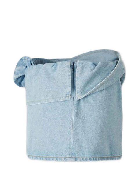 Magda Butrym floral-appliqué skirt - Blue - zdjęcie produktu nr 2