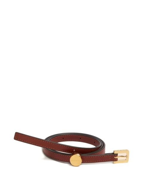 Marni leather belt - Red