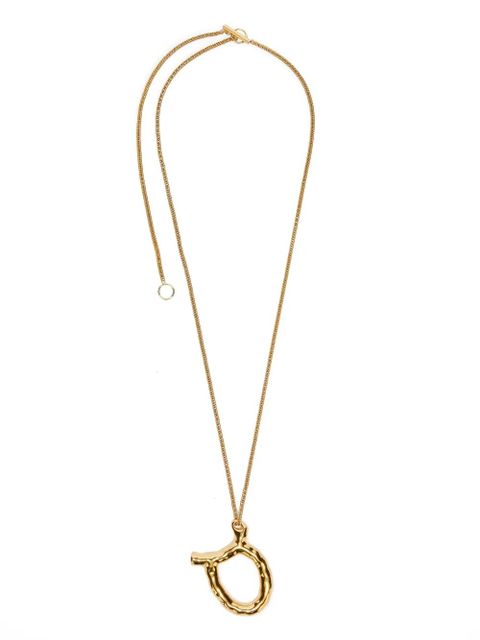 Jil Sander zodiac-sign pendant necklace - Gold - zdjęcie produktu nr 1