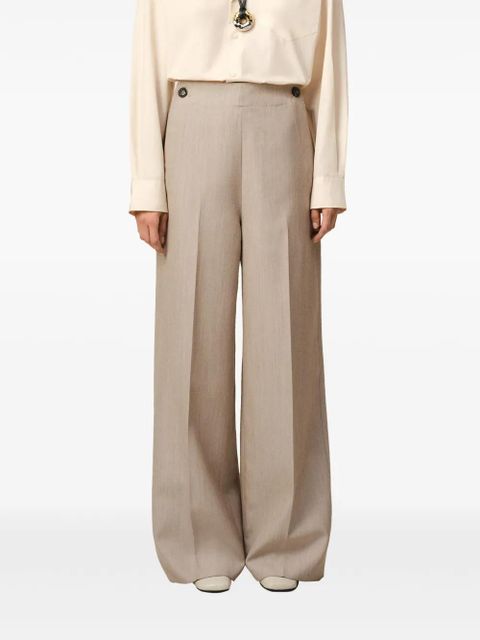 AMI Paris wool trousers - Neutrals