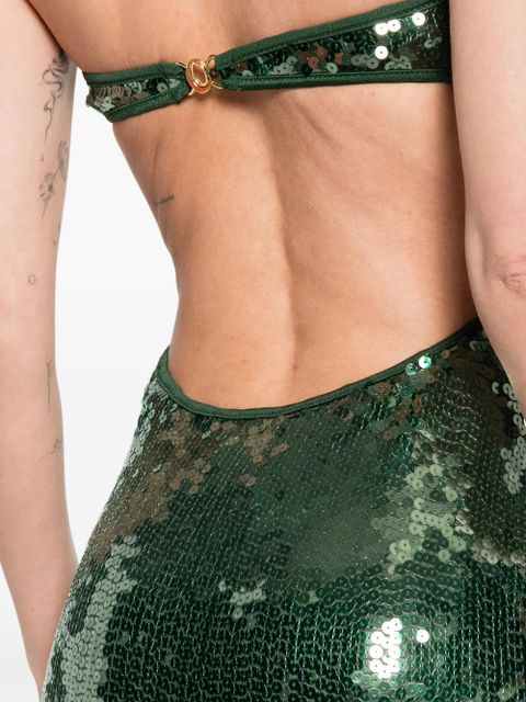 Oséree sequin dress - Green