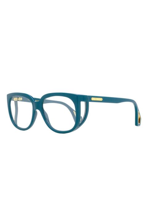 Gucci Eyewear square-frame glasses - Blue - zdjęcie produktu nr 2