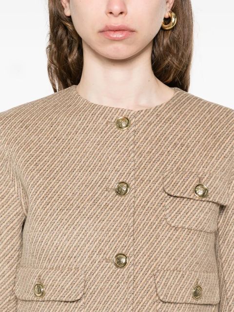 SANDRO striped jacket - Neutrals