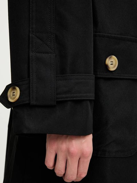 Answear.LAB płaszcz bawełniany kolor czarny