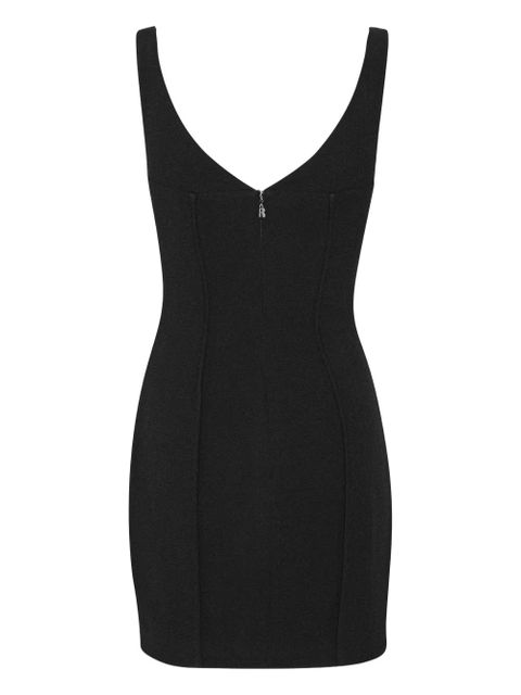 ROTATE BIRGER CHRISTENSEN rose-buttoned mini dress - Black