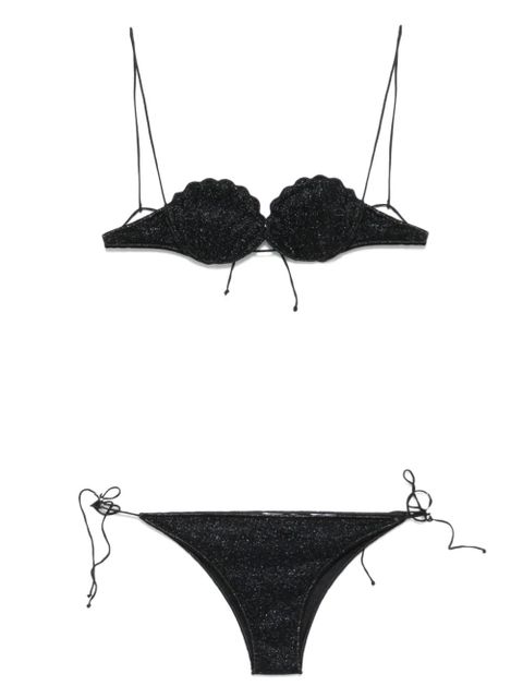 Oséree Lumière Shell bikini set - Black - zdjęcie produktu nr 1