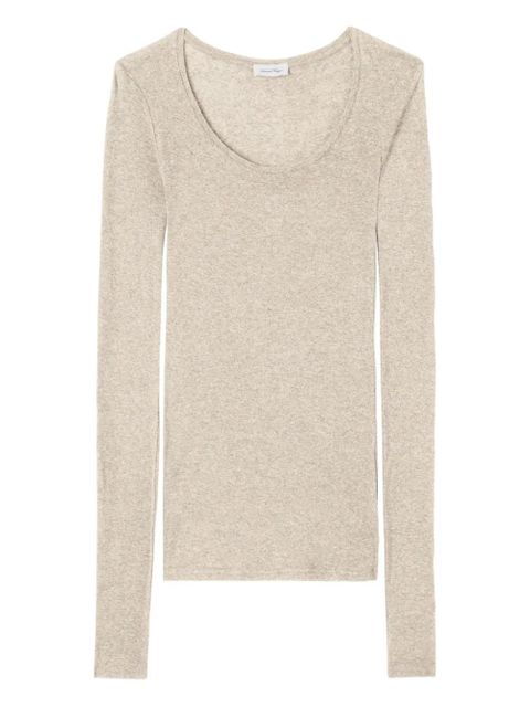 American Vintage Massachusetts long-sleeves T-shirt - Neutrals - zdjęcie produktu nr 1