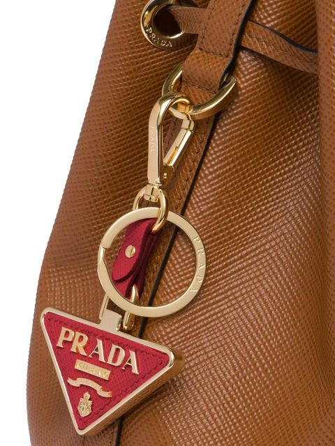 Prada triangle-logo keychain - Red - zdjęcie produktu nr 2