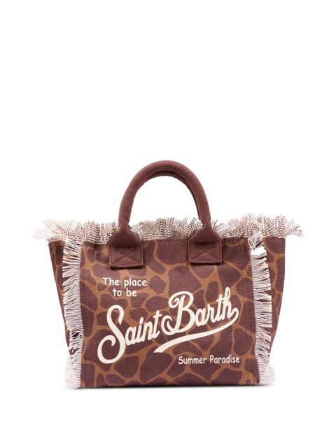 MC2 Saint Barth fringed-detail tote bag - Brown - zdjęcie produktu nr 2