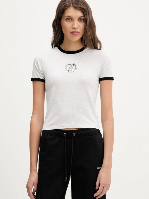 Guess Jeans t-shirt damski kolor szary W6RI16 J1314 - zdjęcie produktu nr 1