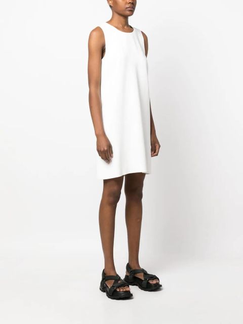 Jil Sander sleeveless shift dress - White