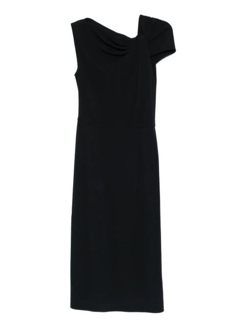 Givenchy draped-detail one-shoulder midi dress - Black - zdjęcie produktu nr 1