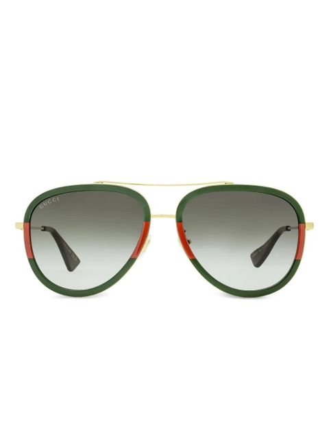 Gucci Eyewear GG0062S sunglasses - Green - zdjęcie produktu nr 1