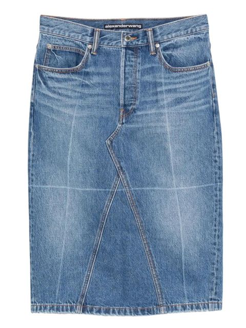 Alexander Wang denim midi skirt - Blue - zdjęcie produktu nr 1