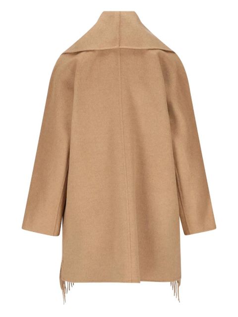 Max Mara fringed long-sleeve coat - Brown - zdjęcie produktu nr 2