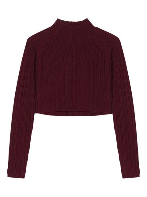 Maje layered mini sweater dress