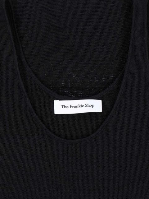 The Frankie Shop Rivo knit tank top - Black
