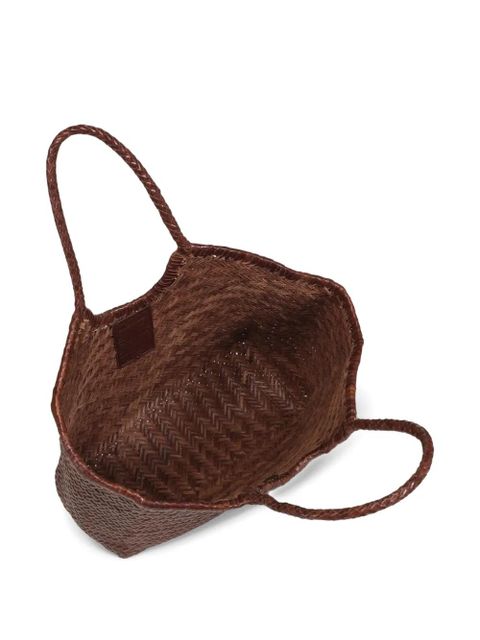 DRAGON DIFFUSION Nantucket Big handwoven tote bag - Brown