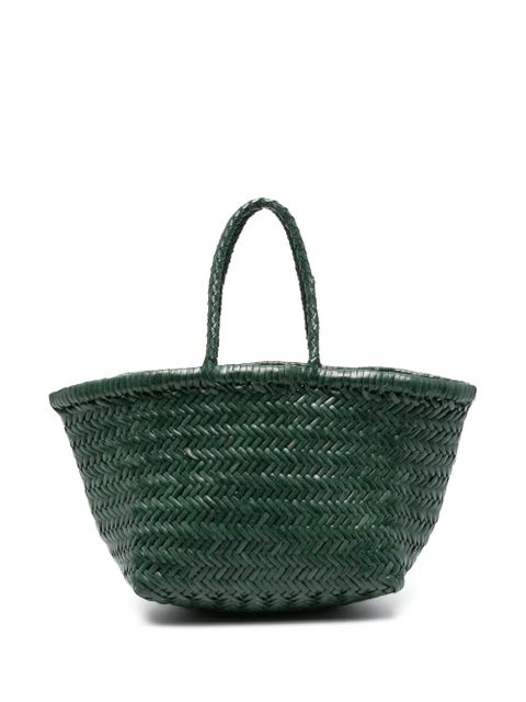 DRAGON DIFFUSION Triple Jump Small woven tote bag - Green - zdjęcie produktu nr 1