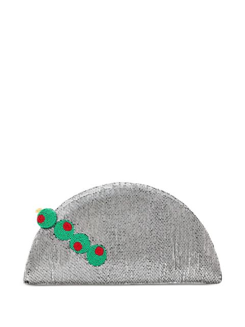 Simon Miller Lune beaded clutch bag - Silver - zdjęcie produktu nr 1