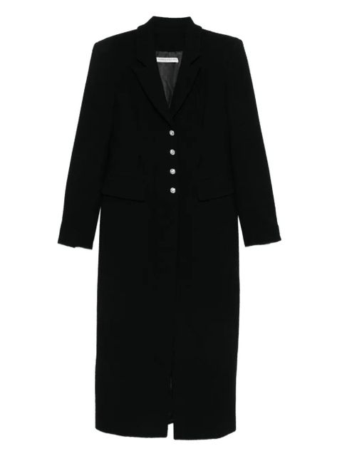 Alessandra Rich jewel-buttoned coat - Black - zdjęcie produktu nr 1
