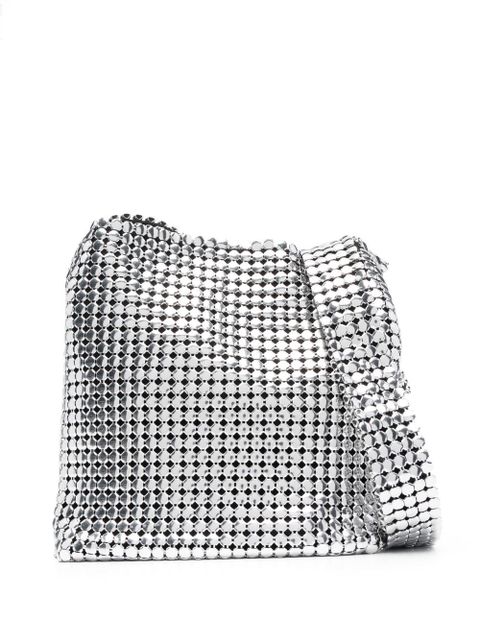 Rabanne Mini Pixel shoulder bag - Silver - zdjęcie produktu nr 1