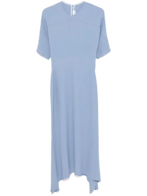 Victoria Beckham Folded midi dress - Blue - zdjęcie produktu nr 1