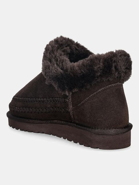 Answear.LAB śniegowce zamszowe kolor brązowy