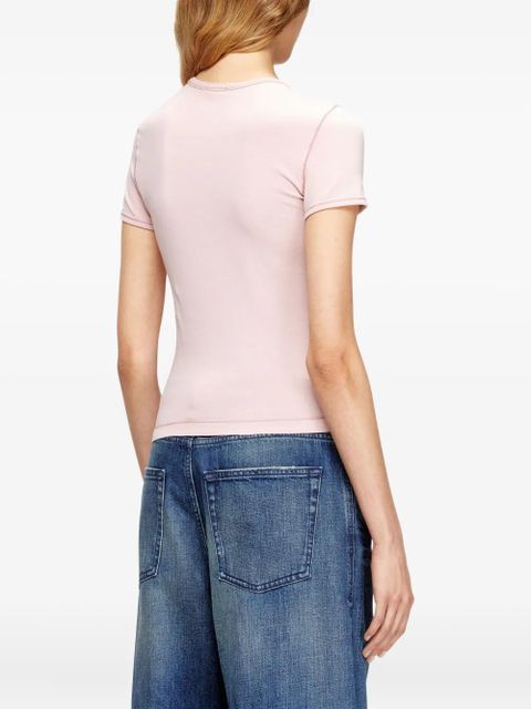 Diesel logo crew neck t-shirt - Pink - zdjęcie produktu nr 2