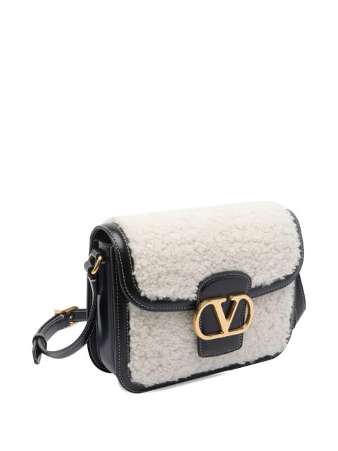 Valentino Garavani 9 to 5 leather shoulder bag - White