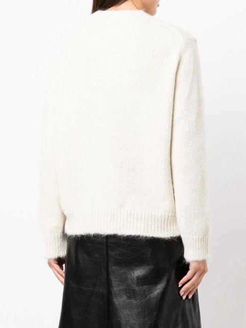 Jil Sander crew-neck knitted jumper - Neutrals