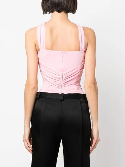 Magda Butrym twisted cut-out bodysuit - Pink