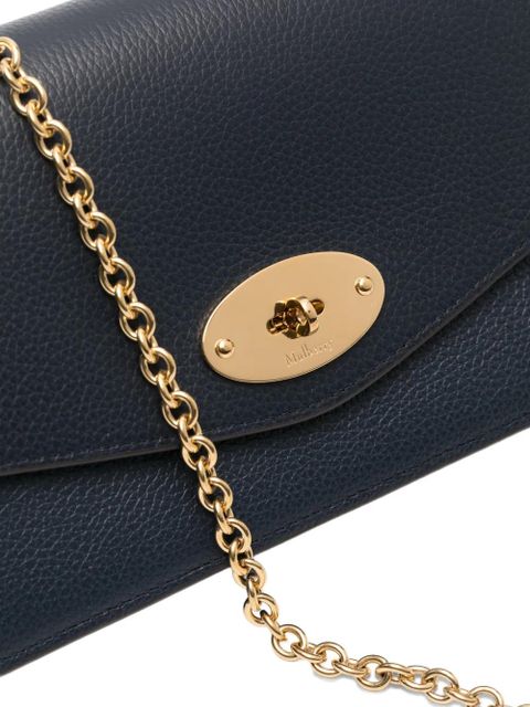 Mulberry Darley twist-lock-fastening clutch bag - Blue