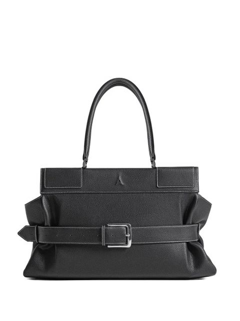 Manière De Voir Calais buckle tote bag - Black - zdjęcie produktu nr 1