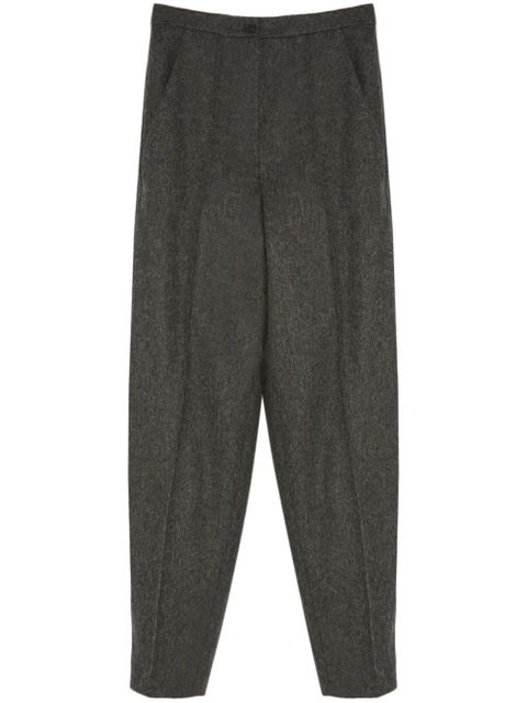 Yves Salomon flannel tailored trousers - Grey - zdjęcie produktu nr 1