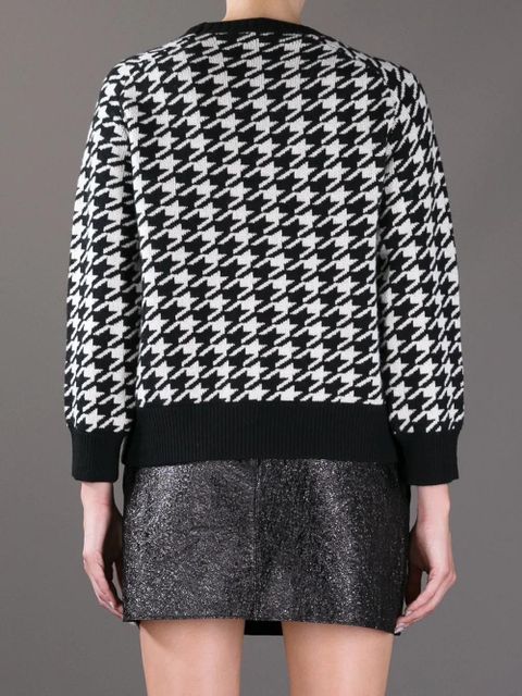 Golden Goose houndstooth print sweater - Black