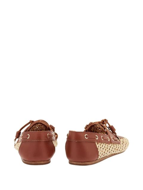 Ancient Greek Sandals Pliaria boat shoes - Brown