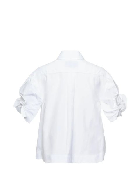 Simone Rocha puff-sleeve shirt - White - zdjęcie produktu nr 2