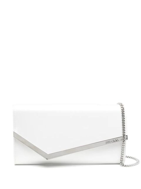 Jimmy Choo Emmie satin clutch - Neutrals - zdjęcie produktu nr 1