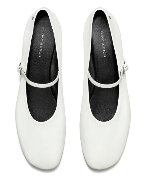 Tory Burch leather ballet flats - White - zdjęcie produktu nr 2