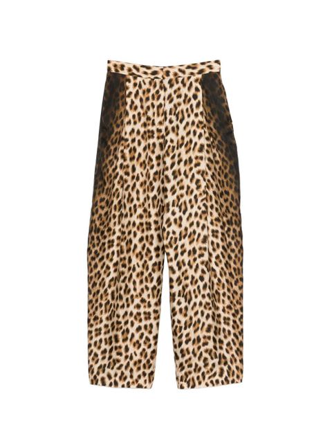 Sportmax leopard trousers - Neutrals - zdjęcie produktu nr 1